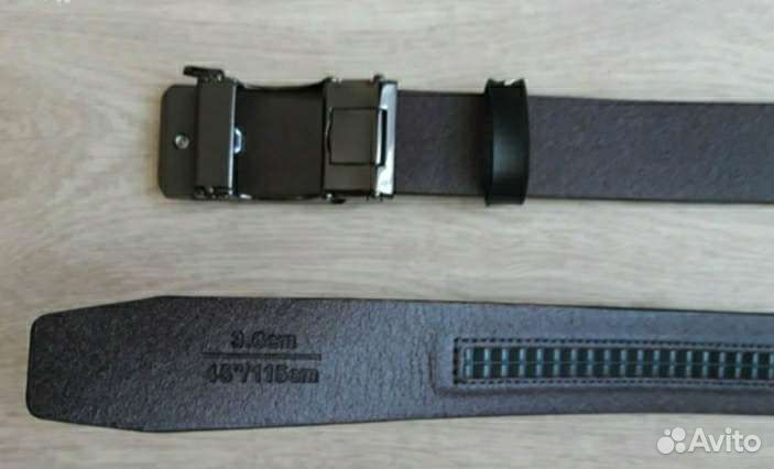 Мужской кожаный ремень 100