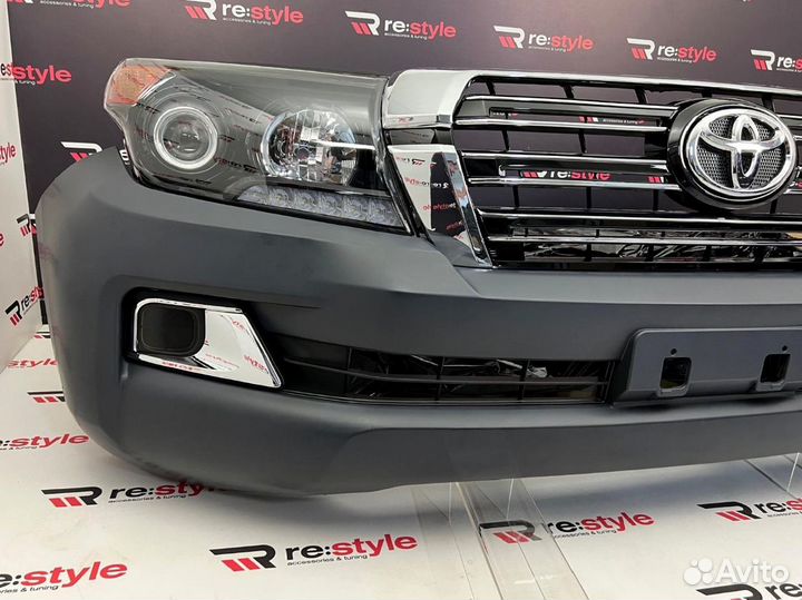 Бампер + Фары Toyota Land Cruiser 200 L1954
