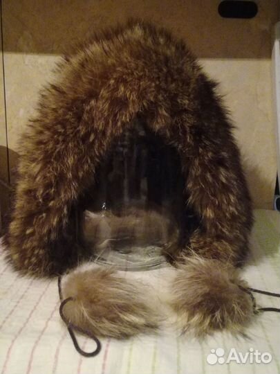 Шапка меховая чернобурка