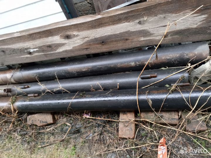 Трубы и столбы для забора бу
