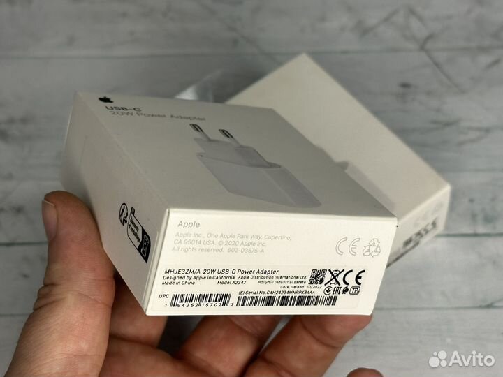 Блок быстрой зарядки Apple 20W