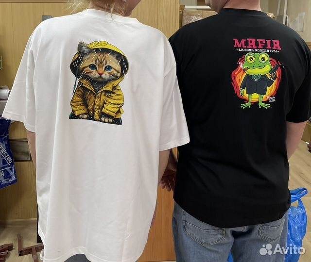 Печать наклеек на изделие