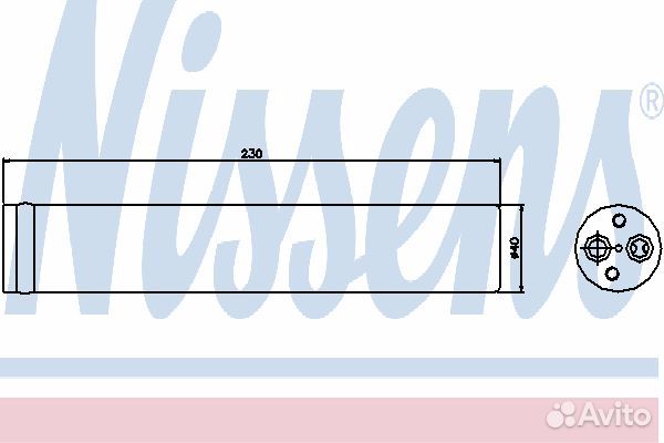 Осушитель mitsubishi outlander 03