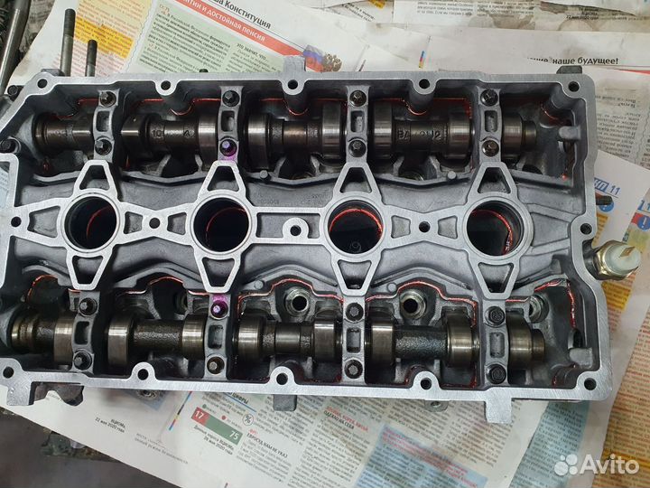 Головка блока(гбц) ваз-2112 16 клапанная