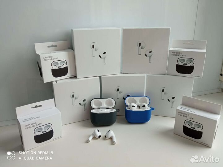 Аirpods 3 Pemium и Lux, чехол в подарок