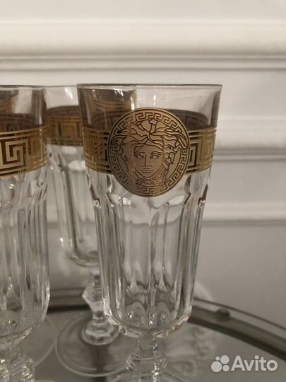 Бокал Versace под шампанское 6 шт