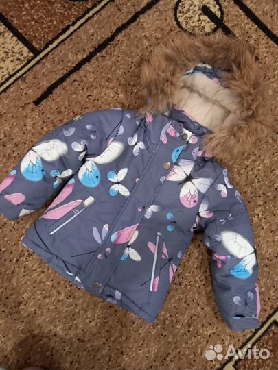 Зимний костюм для девочки