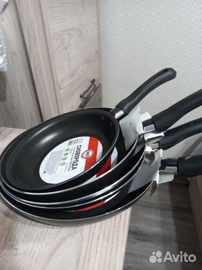 Сковорода антипригарное покрытие диаметр 18-26см