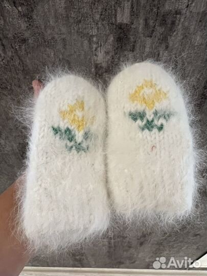 Варежки пуховые