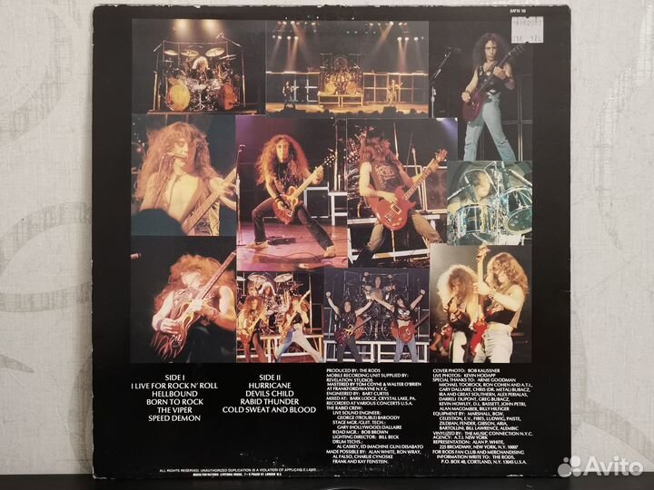 The Rods – Live, 1983, UK, Heavy Metal
