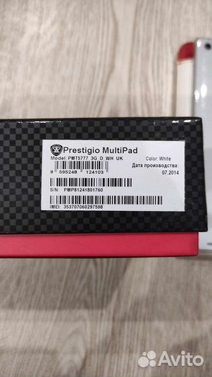 Планшет prestigio multipad PMT 5777 3G