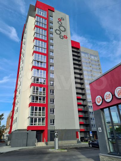 2-к. квартира, 53,5 м², 10/16 эт.