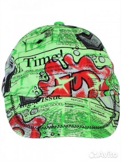 John Galliano Кепка ярко-зеленого цвета Оригинал