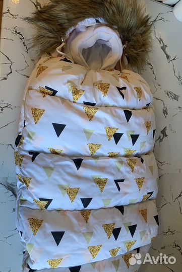 Комплект на выписку для девочки зима