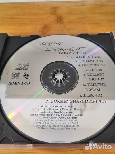 Irmin Schmidt (группа CAN) сольный CD 1992г