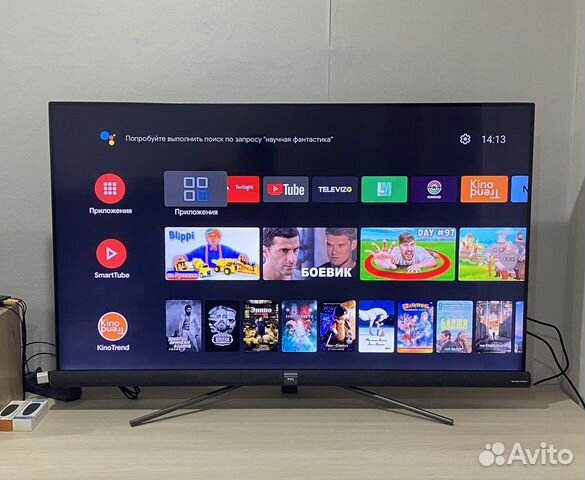 Смарт тв приставка Android TV (прошита, настроена)