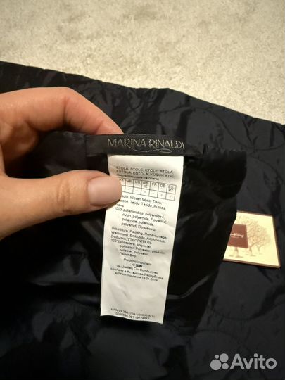 Marina rinaldi дутый шарф