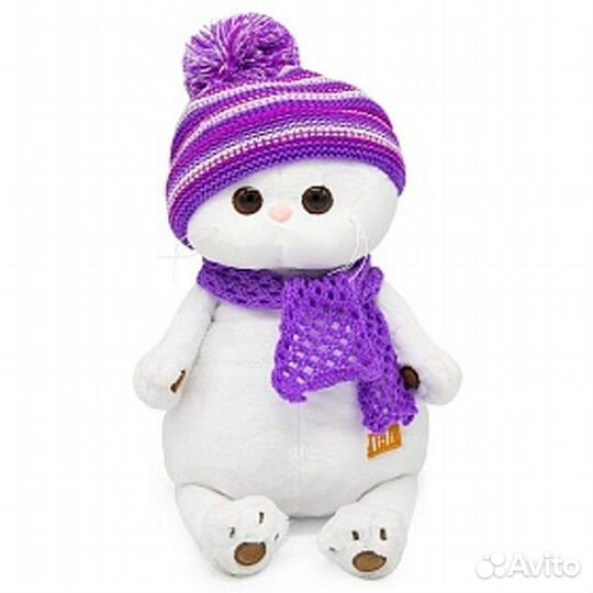 Мягкая игрушка Ли-Ли в лиловом вязаном комплекте