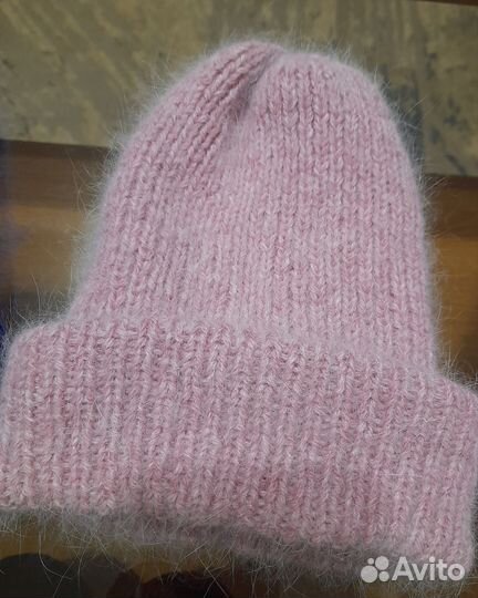 Шапка женская вязаная ручная работа