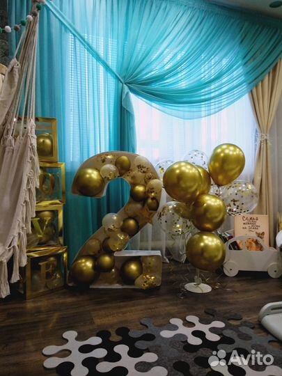 Цифра 2 на День рождения