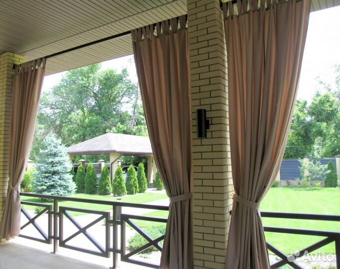 Шторы уличные люкс в беседку / веранду / кафе