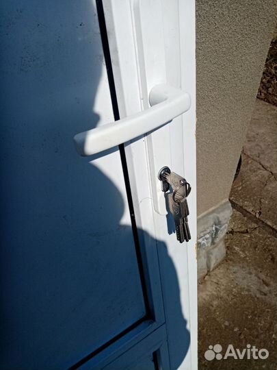 Дверь входная/межкомнатная пластиковая бу