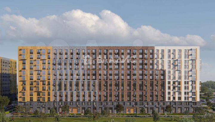 2-к. квартира, 40,5 м², 6/12 эт.