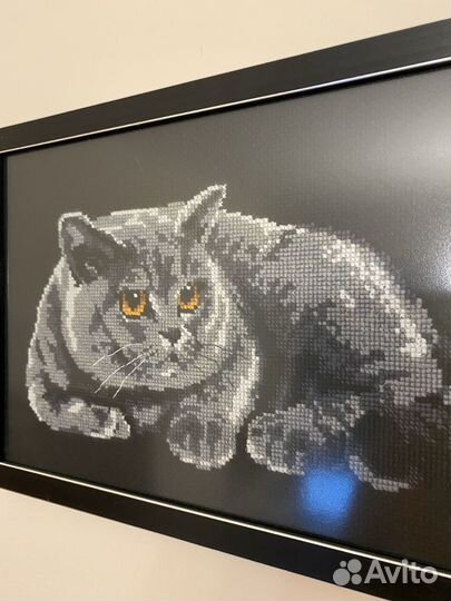 Кот вышивка крестиком