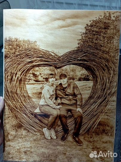 Выжигание портретов и картин на дереве