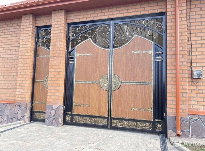 Ворота кованые