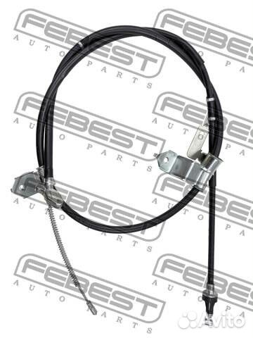 Трос ручного тормоза левый febest 0199-pcgrj120LH