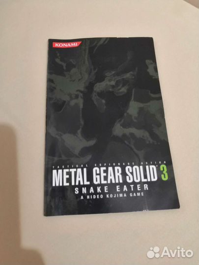 Metal gear solid 3 snake eater steelbook ps2