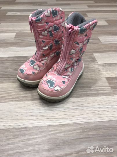 Зимние сапожки для девочки 25
