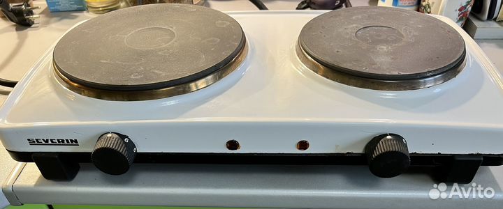 Плита электрическая настольная двухконфорочная