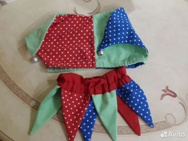 Костюм Петрушка взрослым и детям