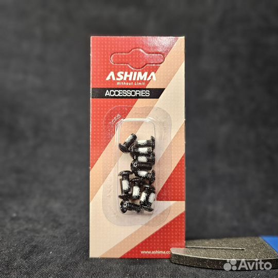 Комплект болтов Ashima AA-RB-ST-BK, 5х10 мм, для р