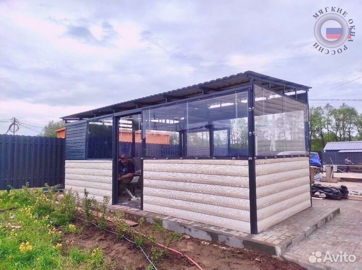 Мягкие окна из пленки пвх Корея