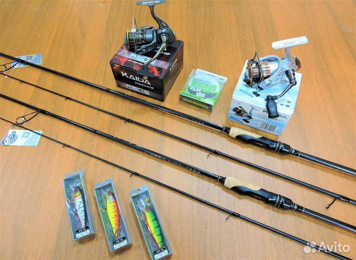 Спиннинг на щуку, готовый набор