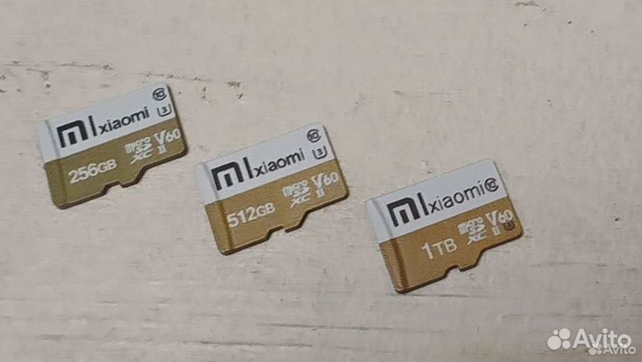 MicroSD 256Gb, 512Gb, 1Tb + aдaптep + кейс