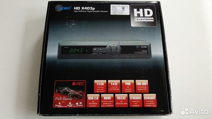 Ресивер спутниковый globo HD X403p