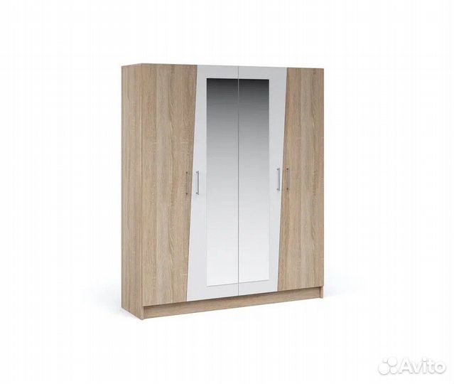 Шкаф Антария 4-х дверный с зеркалом