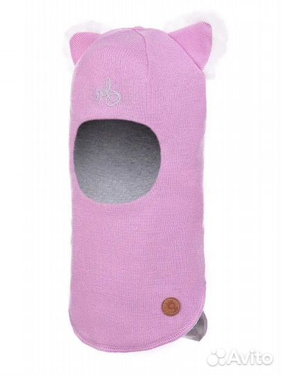 Шапка шлем для девочки, 54