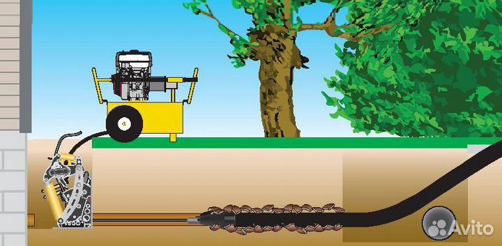 Замена труб канализации, выпусков с затяжкой пнд