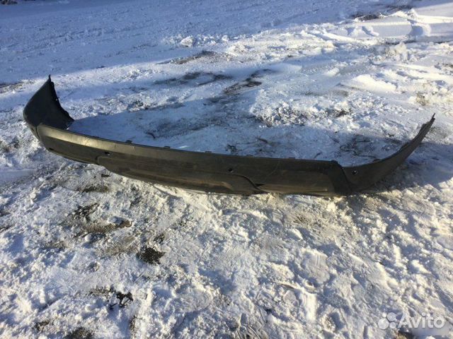 Юбка заднего бампера Ford Explorer После 2011