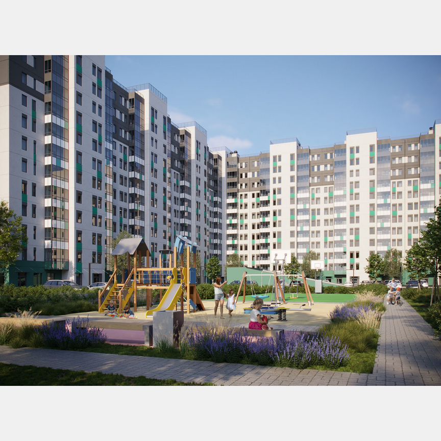 2-к. квартира, 57 м², 6/12 эт.