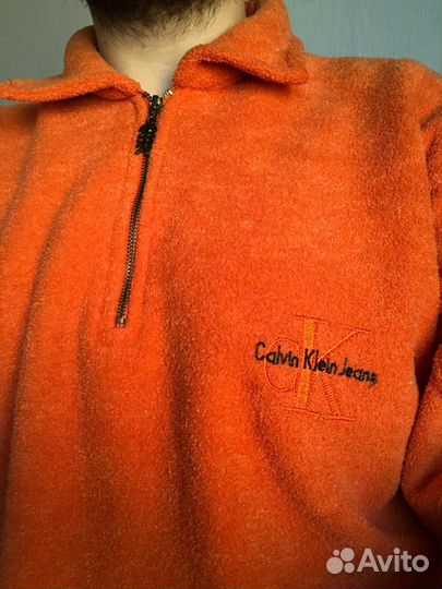 Флиска Calvin Klein винтажная m