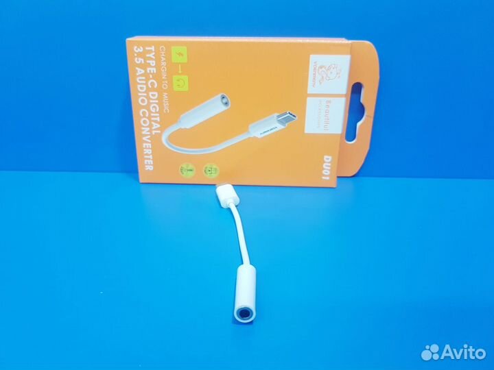 Переходник Type-C - 3,5 (mini jack) dennmen DU01