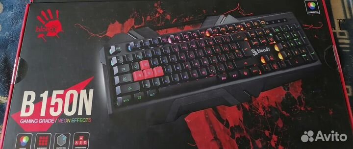Игровая клавиатура A4tech Bloody B150N
