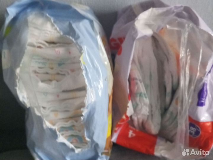 Подгузники трусики 4 (9-14кг) разные