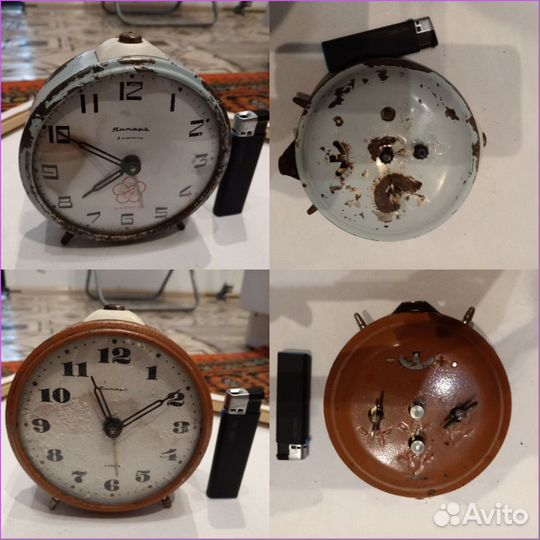 Часы СССР,настенн,настольн,доноры,17шт,цена за все